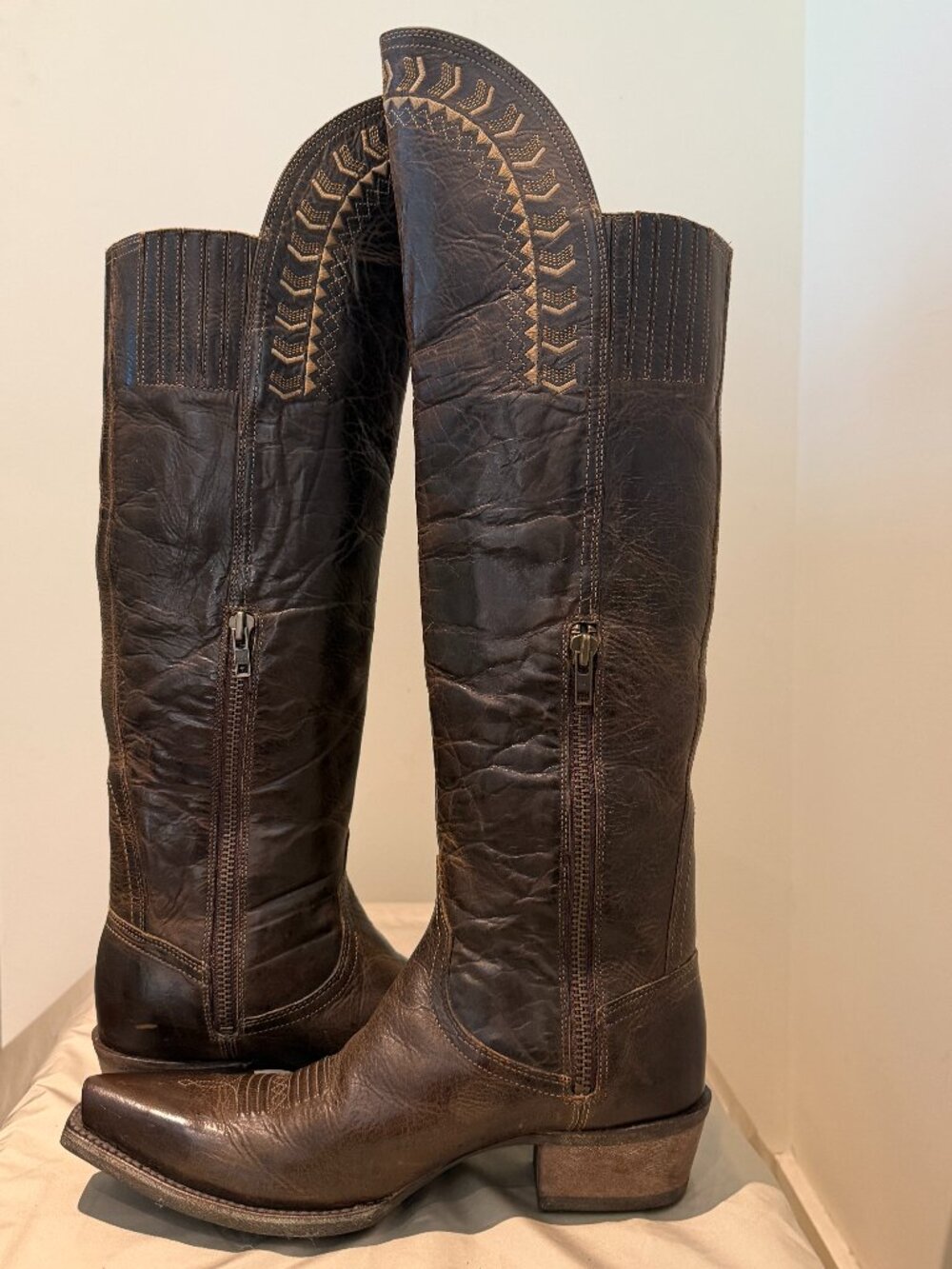 Ariat Tallulah Western Boots in Brown Leather with Tassels - Size 9 - Picture 7 of 12